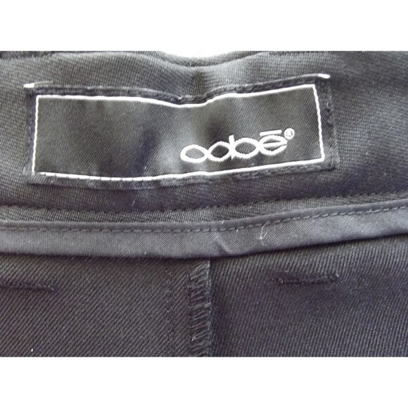 oobe Mens Black Polyester Pants 32 x 30 Flat Front Straight Leg work - Picture 6 of 8